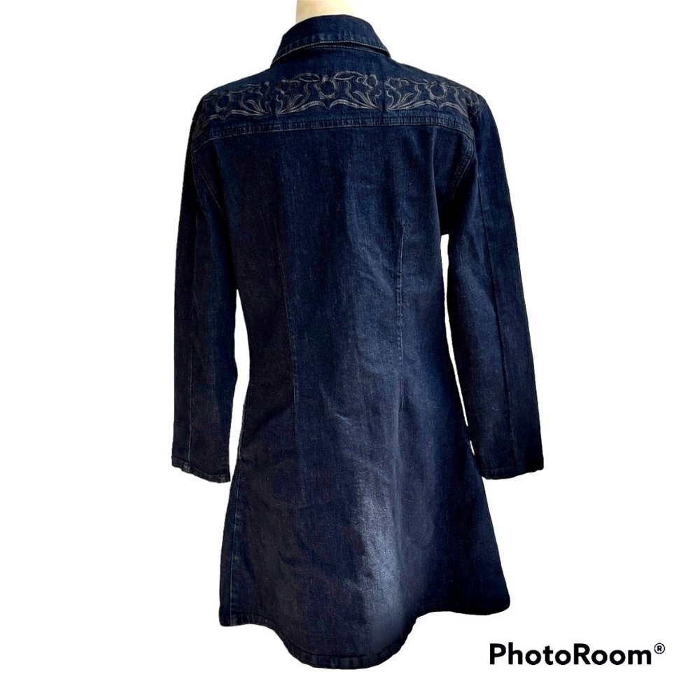 NWT Venario Amina Denim Coat Style #06162113 Size Small - Picture 2 of 5